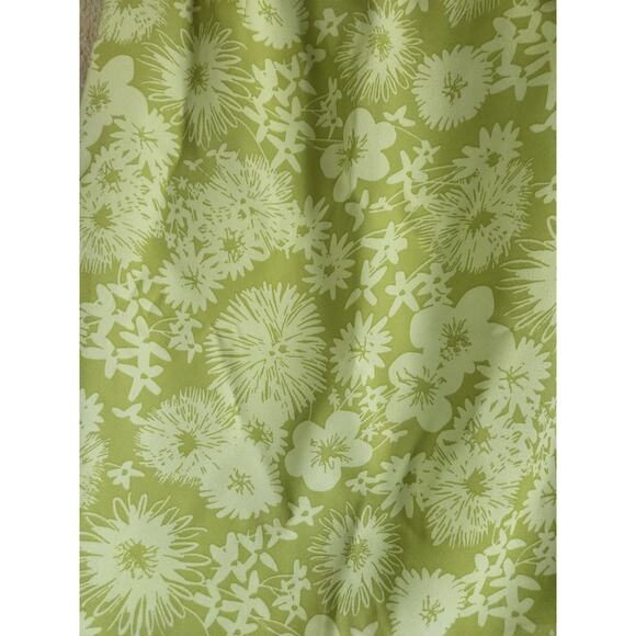 Y2k Lime Green Apostrophe Mid Length Skirt Women's Sz 10 - Picture 3 of 7